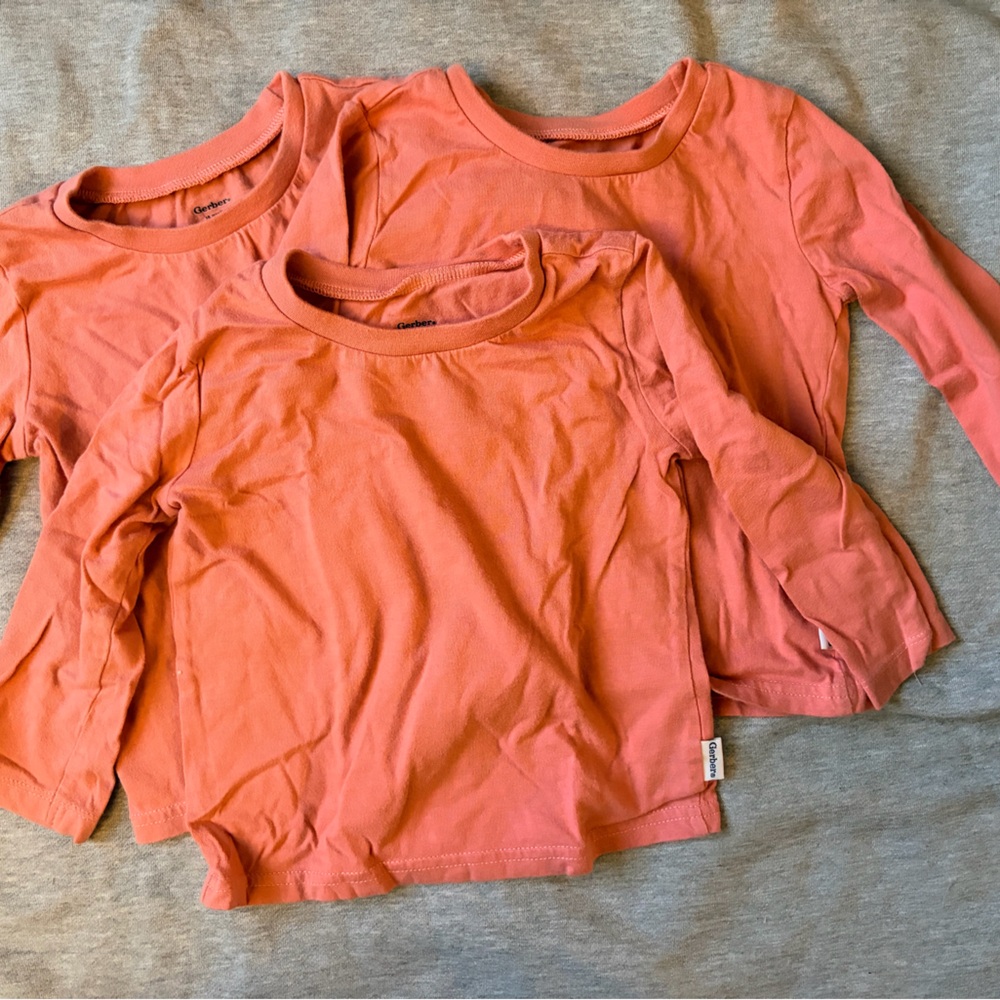 Gerber Toddler Pink Long Sleeve Tee